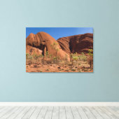 Beautiful Uluru / Ayers Rock Close Up Leinwanddruck (Insitu (Holzboden))