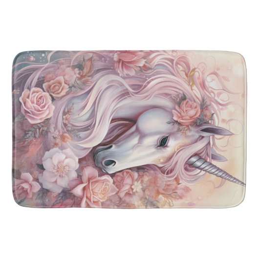 Beautiful Unicorn Badematte (Vorderseite)