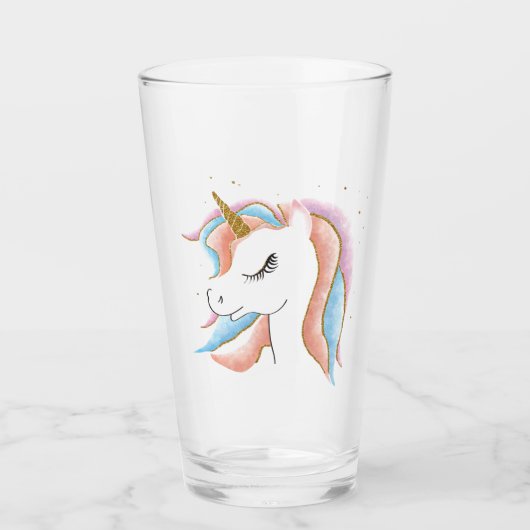Beautiful Unicorn Glas (Vorderseite)