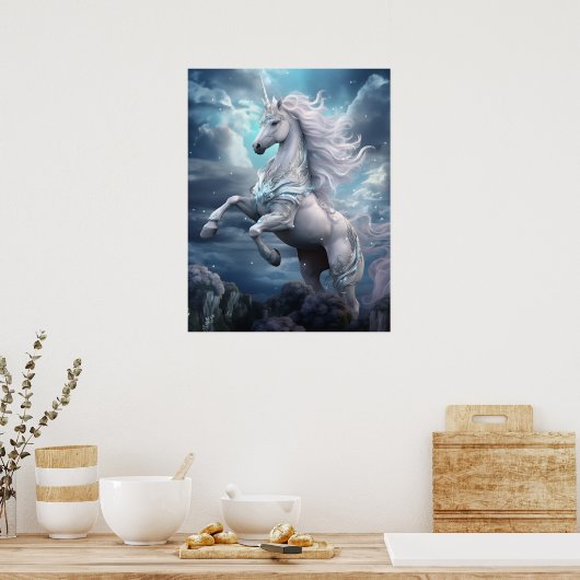 Beautiful Unicorn Poster (Küche)