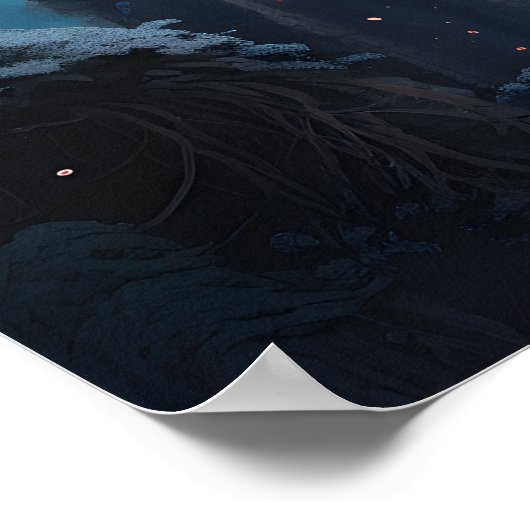 Beautiful Unicorn Poster (Ecke)