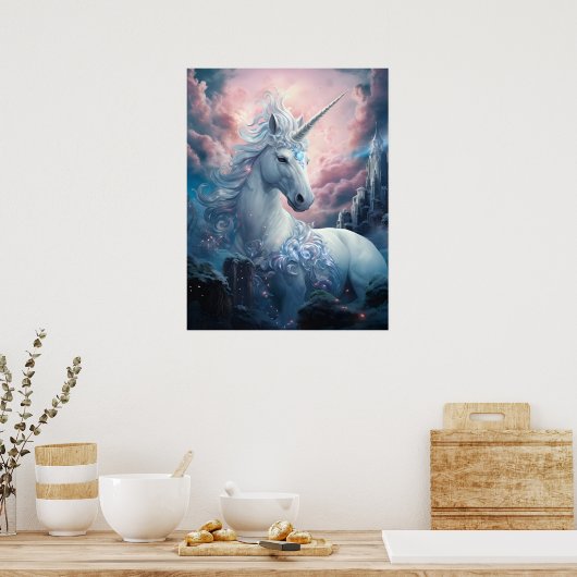 Beautiful Unicorn Poster (Küche)