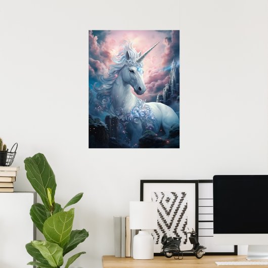 Beautiful Unicorn Poster (Heimbüro)