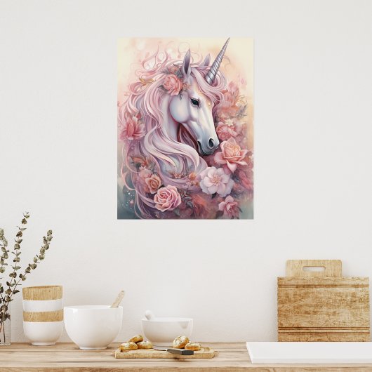 Beautiful Unicorn Poster (Küche)
