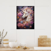 Beautiful Unicorn Poster (Küche)