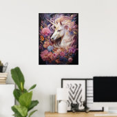 Beautiful Unicorn Poster (Heimbüro)