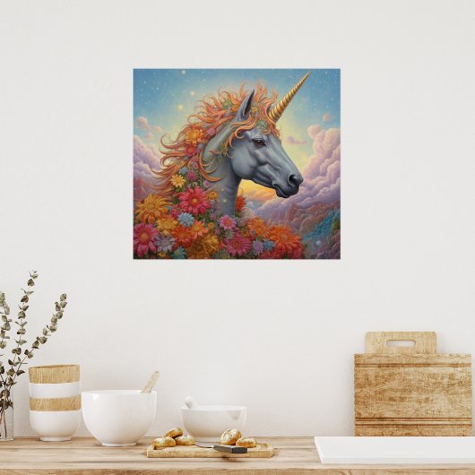 Beautiful Unicorn Poster (Küche)