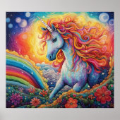 Beautiful Unicorn Poster (Vorne)