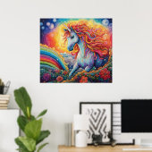 Beautiful Unicorn Poster (Heimbüro)