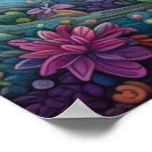 Beautiful Unicorn Poster (Ecke)