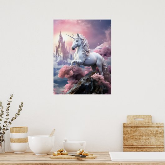 Beautiful Unicorn Poster (Küche)