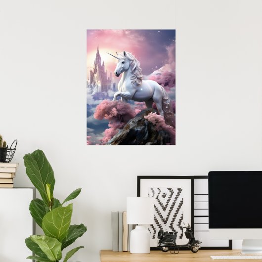 Beautiful Unicorn Poster (Heimbüro)
