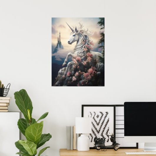 Beautiful Unicorn Poster (Heimbüro)