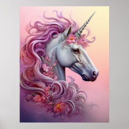 Beautiful Unicorn Poster