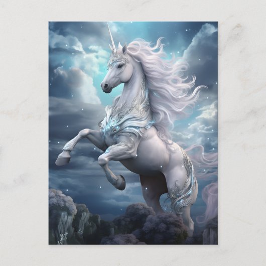 Beautiful Unicorn Postkarte (Vorderseite)