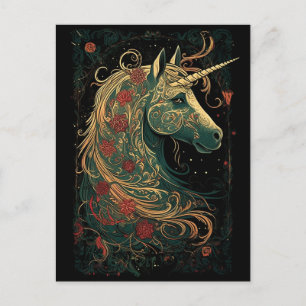 Beautiful Unicorn Postkarte