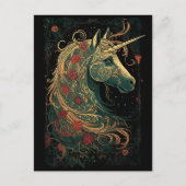 Beautiful Unicorn Postkarte (Vorderseite)