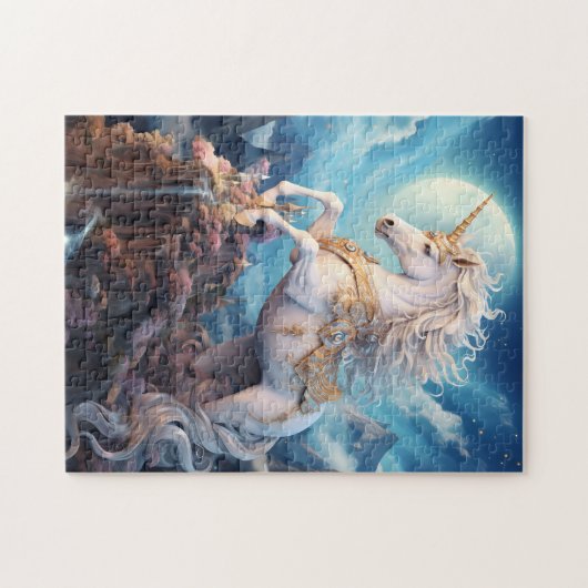 Beautiful Unicorn Puzzle (Horizontal)