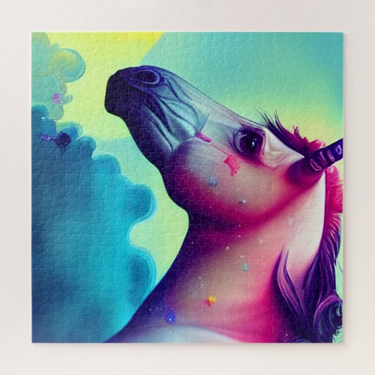 Beautiful Unicorn Puzzle (Horizontal)