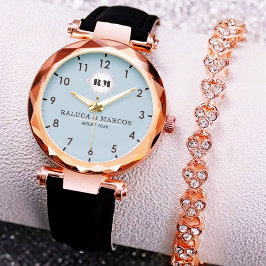 Beautiful Unique elegant vintage couples in love Armbanduhr