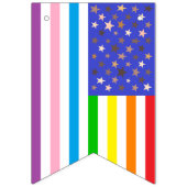 Beautiful USA Flag Wimpelkette (Erste Fahne)