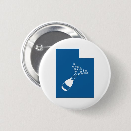 Beautiful Utah Button (Vorne & Hinten)