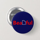 Beautiful Utah Button (Vorne & Hinten)
