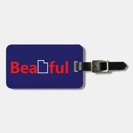 Beautiful Utah Gepäckanhänger (Vorderseite horizontal)