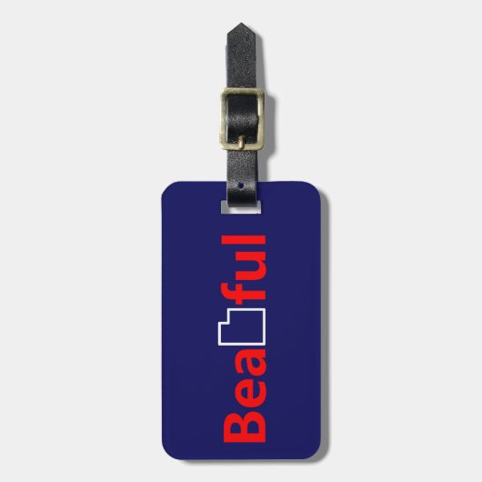 Beautiful Utah Gepäckanhänger (Vorderseite vertikal)