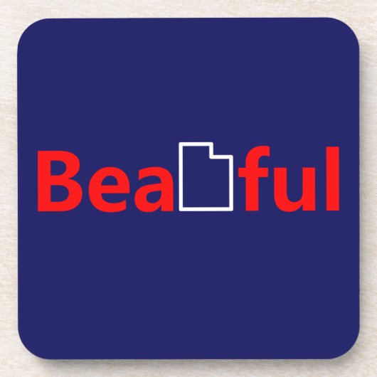 Beautiful Utah Getränkeuntersetzer (Vorderseite)