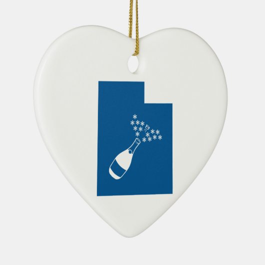 Beautiful Utah Keramik Ornament (Rechts)