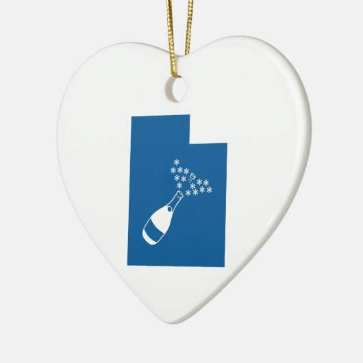 Beautiful Utah Keramik Ornament (Links)