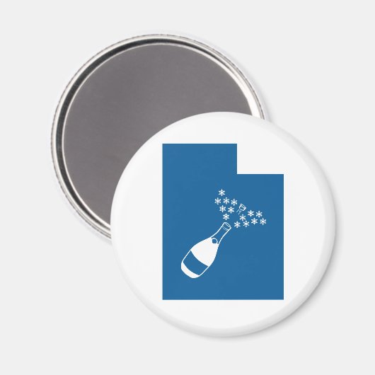 Beautiful Utah Magnet (Vorderseite/Rückseite)