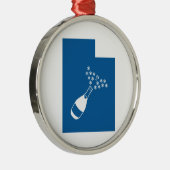 Beautiful Utah Ornament Aus Metall (Rechts)