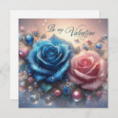 Beautiful Valentine's Day card Feiertagskarte (Vorne/Hinten)