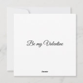 Beautiful Valentine's Day card Feiertagskarte (Rückseite)