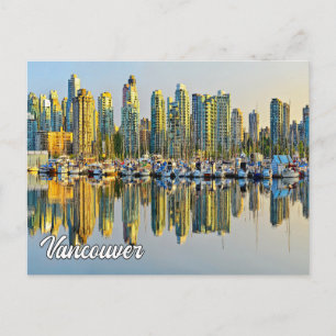 Beautiful Vancouver, British Columbia, Kanada Postkarte