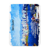 Beautiful Vancouver Canada City View Magnet (Vertikal)