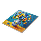 Beautiful Vase of Flowers Fliese (Seite)