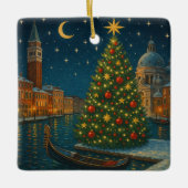 beautiful venice christmas keramikornament (Vorderseite)