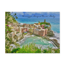 Beautiful Vernazza, Italien Postcard
