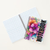 Beautiful Vibrant Floral Explosion Notizblock (Innenseite)
