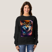Beautiful Vibrant Wolf Nature s Beauty  4 Sweatshirt (Vorne ganz)