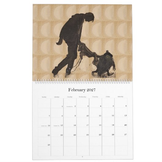 Beautiful Victorian John Bauer Illustrations Kalender (Feb 2027)