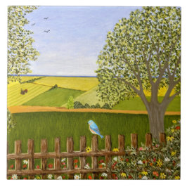 Beautiful View Large Ceramic Tile Fliese