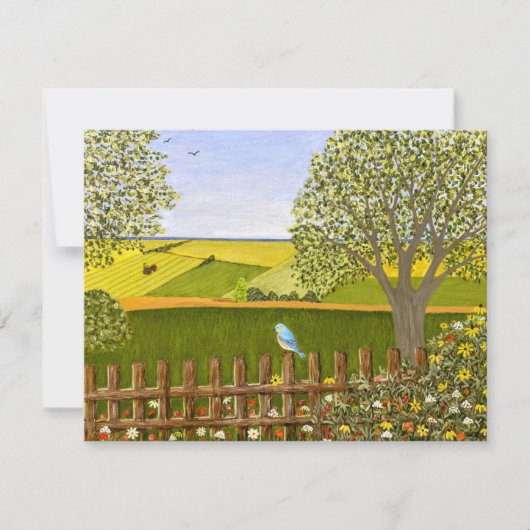 Beautiful View Mitteilungskarte (Vorderseite)