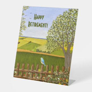 Beautiful View Retirement Sockelschild