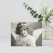 Beautiful Vintag Angel Girl Postcard Postkarte (Stehend Vorderseite)
