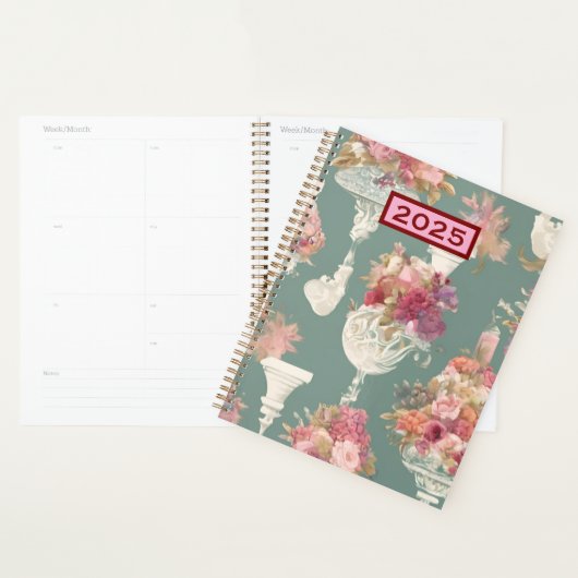 Beautiful Vintag Blue Bouquet Planner Planer (Anzeige)