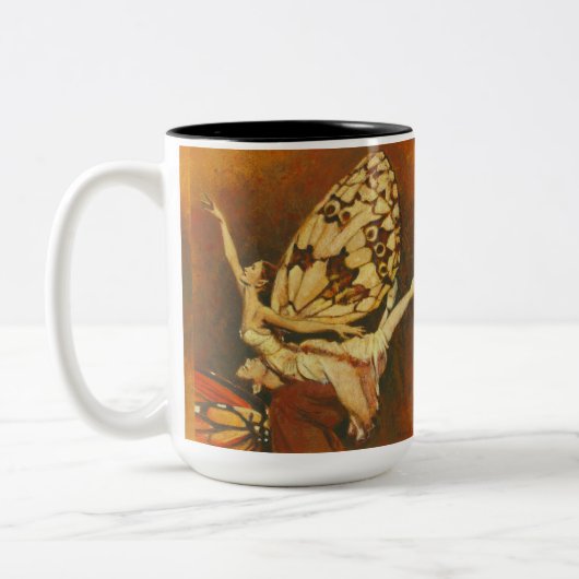 Beautiful Vintag Fairy Dancers Tasse (Links)